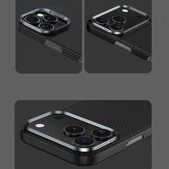 Benks Etui Magnetic Armor Air Kevlar Metal Frame 600D (C.K.FL.AP.BK.0069) do Iphone 17 Pro czarny (uszkodzone opakowanie)