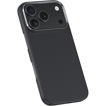 Benks Etui Magnetic Armor Air Kevlar Metal Frame 600D (C.K.FL.AP.BK.0070) do Iphone 17 Pro Max czarny (uszkodzone opakowanie)