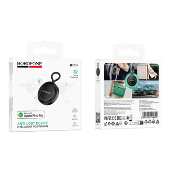 Borofone Lokalizator tracker BC104 Intelligent (Apple only) czarny (uszkodzone opakowanie)
