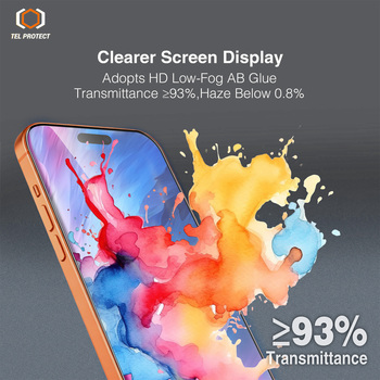 Hartowane szkło Tel Protect 10X HD DLC Diamond Coating do Iphone 15 Pro (uszkodzone opakowanie)