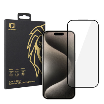 Hartowane szkło Tel Protect 10X HD DLC Diamond Coating do Iphone 15 Pro (uszkodzone opakowanie)