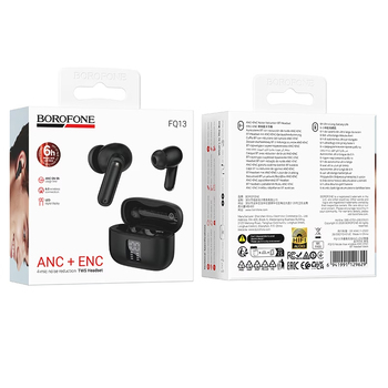 Borofone Słuchawki Bluetooth TWS FQ13 Astute czarne