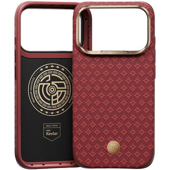 Benks Etui ArmorGrid Edge X9 Air Kevlar (C.K.FL.AP.RD.X069) iP18 Pro/17 Pro czerwone