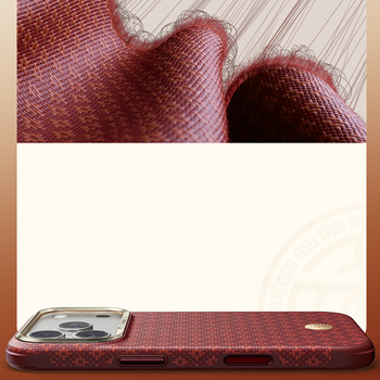 Benks Etui ArmorGrid Edge X9 Air Kevlar (C.K.FL.AP.RD.X070) iP18 Pro Max/17 Pro Max czerwone