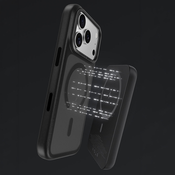 Benks Etui Magnetic Mist Metal Frame (C.K.FF.AP.BK.0073) do Iphone 18 Pro Max/17 Pro Max czarny (Camera Control Button)