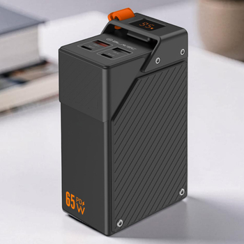 Blavec Power Bank 30000mAh BJ-50 Tytan 65W - 2x Typ C + 2x USB-A (PBBJ50B) czarny