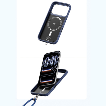 Benks Uniwersalna smycz/zawieszka GS02 ArmorGrid (C.Q.GS.00.BE.0002) do telefonu niebieska