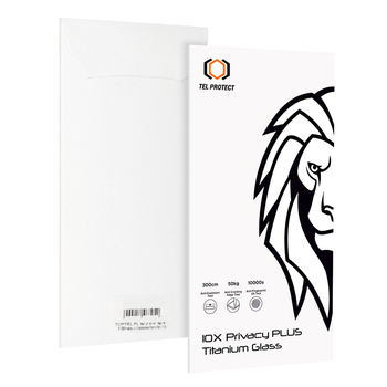 Hartowane szkło Tel Protect 10X Privacy Plus Titanium do Iphone 13 Pro Max/14 Plus (koperta)