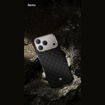 Benks Etui Magnetic Armor Air Armor Grid Kevlar Metal Frame 600D (C.K.FL.AP.BK.0073) do Iphone 18 Pro Max/17 Pro Max czarny