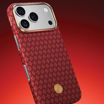 Benks Etui Magnetic Armor Air Armor Grid Kevlar Metal Frame 600D (C.K.FL.AP.RD.0073) do Iphone 18 Pro Max/17 Pro Max czerwony