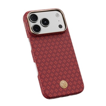 Benks Etui Magnetic Armor Air Armor Grid Kevlar Metal Frame 600D (C.K.FL.AP.RD.0072) do Iphone 18 Pro/17 Pro czerwony