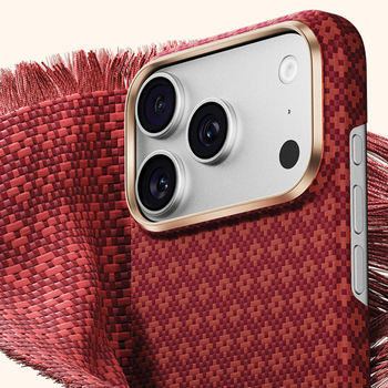 Benks Etui Magnetic Armor Air Armor Grid Kevlar Metal Frame 600D (C.K.FL.AP.RD.0072) do Iphone 18 Pro/17 Pro czerwony