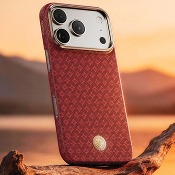 Benks Etui Magnetic Armor Air Armor Grid Kevlar Metal Frame 600D (C.K.FL.AP.RD.0072) do Iphone 18 Pro/17 Pro czerwony