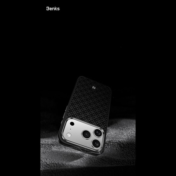 Benks Etui Magnetic Armor Pro Armor Grid Kevlar Metal Frame 600D (C.K.FL.AP.BK.B073) do Iphone 18 Pro Max/17 Pro Max czarny (Camera Control Button)