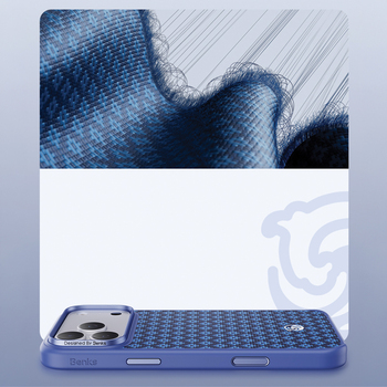 Benks Etui Magnetic Armor Pro Armor Grid Kevlar Metal Frame 600D (C.K.FL.AP.BE.B073) do Iphone 18 Pro Max/17 Pro Max niebieski