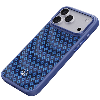 Benks Etui Magnetic Armor Pro Armor Grid Kevlar Metal Frame 600D (C.K.FL.AP.BE.B072) do Iphone 18 Pro/17 Pro niebieski