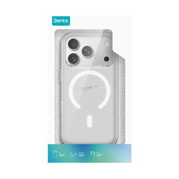 Benks Etui Magnetic Crystal (C.K.JC.AP.00.0073) do Iphone 18 Pro Max/17 Pro Max przezroczysty (Camera Control Button)