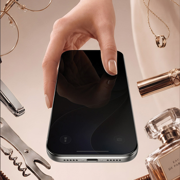 Benks Hartowane szkło Ultra Shield Privacy Glass (C.M.ML.AP.BK.FL70) do Iphone 18 Pro czarne
