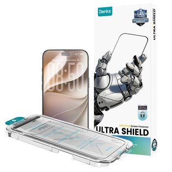 Benks Hartowane szkło Ultra Shield Privacy Glass (C.M.ML.AP.BK.FL71) do Iphone 18 Pro Max czarne