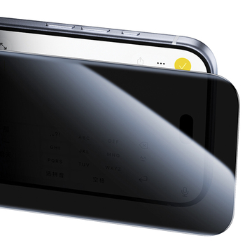 Benks Hartowane szkło Glass Warrior Privacy (C.M.MZ.AP.BK.F073) do Iphone 18 Pro Max czarne