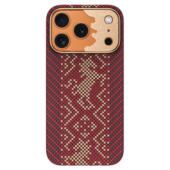Benks Etui Magnetic Armor Air Knight Kevlar Metal Frame (C.K.FL.AP.GD.J073) do Iphone 18 Pro Max/17 Pro Max czerwony