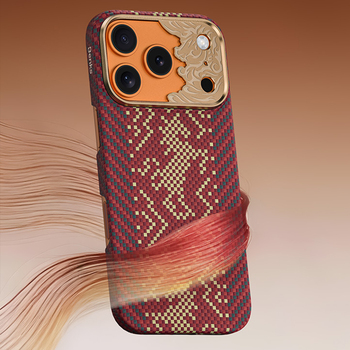 Benks Etui Magnetic Armor Air Knight Kevlar Metal Frame (C.K.FL.AP.GD.J073) do Iphone 18 Pro Max/17 Pro Max czerwony