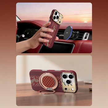 Benks Etui Magnetic Armor Air Knight Kevlar Metal Frame (C.K.FL.AP.GD.J073) do Iphone 18 Pro Max/17 Pro Max czerwony