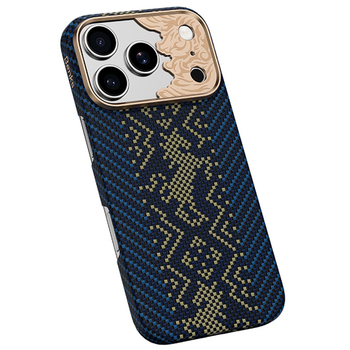 Benks Etui Magnetic Armor Air Knight Kevlar Metal Frame (C.K.FL.AP.GD.C073) do Iphone 18 Pro Max/17 Pro Max niebieski