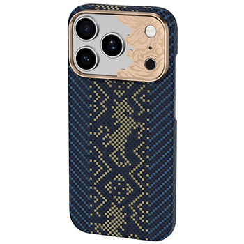 Benks Etui Magnetic Armor Air Knight Kevlar Metal Frame (C.K.FL.AP.GD.C073) do Iphone 18 Pro Max/17 Pro Max niebieski