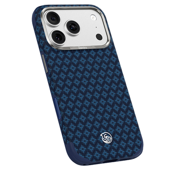 Benks Etui Magnetic Armor Grid Edge X9 Kevlar Metal Frame (C.K.FL.AP.BE.X073) do Iphone 18 Pro Max/17 Pro Max niebieski