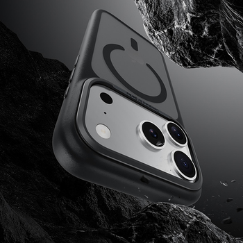 Benks Etui Magnetic Mist Metal Frame (C.K.FF.AP.BK.0072) do Iphone 18 Pro/17 Pro czarny (Camera Control Button)