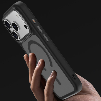 Benks Etui Magnetic Mist Metal Frame (C.K.FF.AP.BK.0072) do Iphone 18 Pro/17 Pro czarny (Camera Control Button)