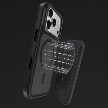 Benks Etui Magnetic Mist Metal Frame (C.K.FF.AP.BK.0072) do Iphone 18 Pro/17 Pro czarny (Camera Control Button)