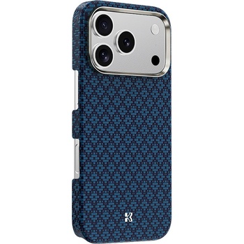 Benks Magnetic Armor Air Armor Grid Kevlar Case Metal Frame 600D (C.K.FL.AP.BE.0069) for Iphone 17 Pro blue