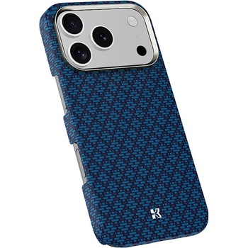 Benks Magnetic Armor Air Armor Grid Kevlar Case Metal Frame 600D (C.K.FL.AP.BE.0069) for Iphone 17 Pro blue