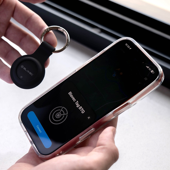 Blavec Lokalizator GPS Tag BTG-02 - Bluetooth Tracker Dual Apple & Android + etui brelok (BTBTG02-KB) czarny
