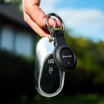 Blavec Lokalizator GPS Tag BTG-02 - Bluetooth Tracker Dual Apple & Android + etui brelok (BTBTG02-KB) czarny