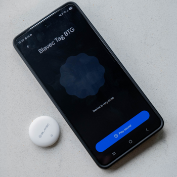 Blavec Lokalizator GPS Tag BTG-01 - Bluetooth Tracker Dual Apple & Android (BTBTG01-W) biały