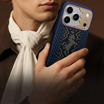 Benks Etui Magnetic Armor Pro Knight Kevlar Metal Frame (C.K.FL.AP.GD.BC73) do Iphone 18 Pro Max/17 Pro Max niebieski (Camera Control Button)