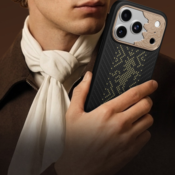 Benks Etui Magnetic Armor Pro Knight Kevlar Metal Frame (C.K.FL.AP.GD.B073) do Iphone 18 Pro Max/17 Pro Max czarny (Camera Control Button)