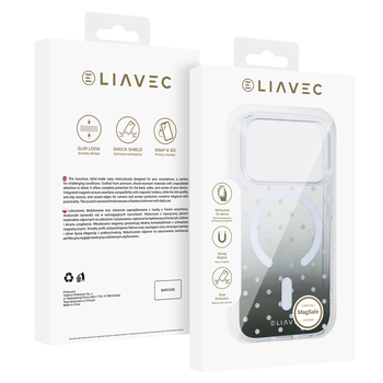Liavec Bubble Case do Iphone 18 Pro/17 Pro czarny