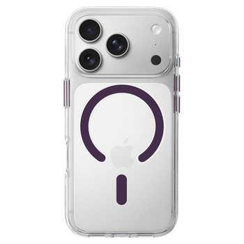 Liavec Pure Case with camera control button do Iphone 18 Pro/17 Pro fioletowy