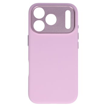 Liavec Silk Shield Case with Metal Camera Frame do Iphone 18 Pro Max/17 Pro Max różowy