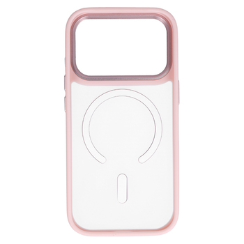 Liavec Cloudy Case with Metal Camera Frame do Iphone 18 Pro Max/17 Pro Max różowy (Camera Control Button)