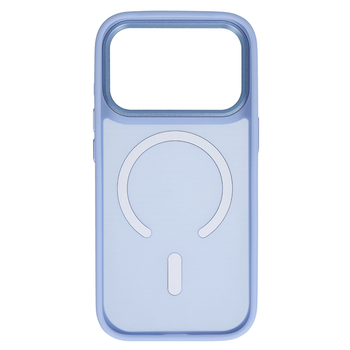 Liavec Cloudy Case with Metal Camera Frame do Iphone 18 Pro/17 Pro jasnoniebieski (Camera Control Button)