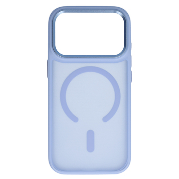 Liavec Cloudy Case with Metal Camera Frame do Iphone 18 Pro Max/17 Pro Max jasnoniebieski (Camera Control Button)