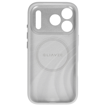 Liavec Silk Shield Case with Metal Camera Frame do Iphone 18 Pro/17 Pro szary