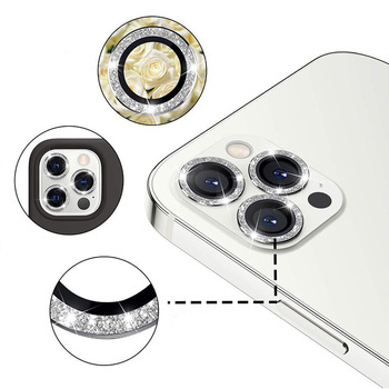 Hartowane szkło HARD DIAMOND na aparat (LENS) do Iphone 18 Pro/18 Pro Max jasnoniebieskie (obiektyw 3 sztuki)