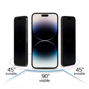 Hartowane szkło Tel Protect 10X Privacy Plus Titanium do Iphone 18 Pro