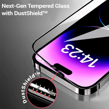 Hartowane szkło Tel Protect 10X Privacy Titanium do Iphone 16 Pro/17